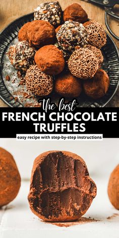 the best french chocolate truffles recipe with easy - to - make instructions and pictures