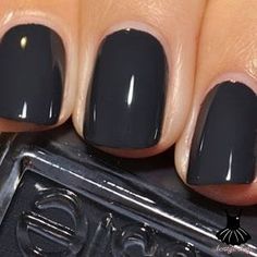 Essie - Bobbing for Baubles Winter Nail Polish, Makeup Tip, Black Nail Polish, Polish Ideas, Black Nail, Essie Nail