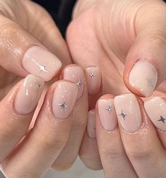 Short Nails Design, Pretty Gel Nails, Cute Gel Nails, Kawaii Nails, Short Nail Designs