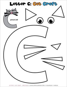 the letter c is for cat craft