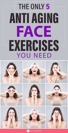 Facial Yoga, Neck Exercises, Reverse Aging, Aging Face