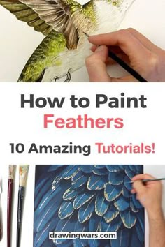 how to paint feathers in 10 easy steps with step by step instructions for beginners