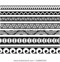 Bracelet Tatoo, Polynesian Tattoo Sleeve, Wrist Band Tattoo, Polynesian Tattoos Women, Polynesian Tattoos, Forearm Band Tattoos, Polynesian Tattoo Designs, Band Tattoo Designs