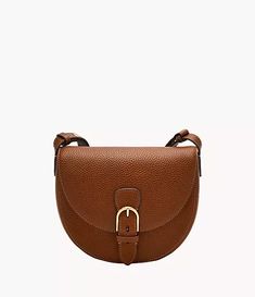 Everleigh Leather Large Flap Crossbody Bag Brown Saddle Bag With Adjustable Strap For Fall, Brown Crossbody Saddle Bag With Detachable Strap, Brown Crossbody Saddle Bag, Formal Brown Saddle Bag With Adjustable Strap, Brown Saddle Satchel With Gold-tone Hardware, Cognac Saddle Bag With Adjustable Strap For Work, Chic Saddle Satchel With Adjustable Strap, Brown Saddle Bag With Detachable Strap, Classic Textured Leather Saddle Shoulder Bag