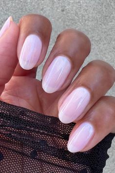 Lipgloss Nails, Pale Pink Nails, Beachy Nails, Pink Manicure, Glazed Donut, Broken Nails, Simple Gel Nails, Summery Nails