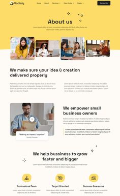 About Us Page for a Social Media Marketing Agency Website Design About Us Page, About Me Template Website, Why Us Website Design, About Us Page Design Layout, About Us Webpage Design, Work With Us Page Design, About Section Website, Advertising Website Design, Website About Us Page Design