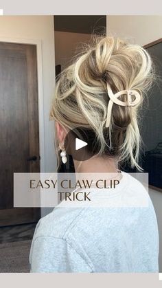 446K views · 14K reactions | I love the look of claw clips, but I always have a hard time getting them to stay, and hold the hair 😩 Utilizing a ponytail first, solves the problemo! 

#hairtutorial #updohairstyles #hair | Harmonize Beauty | Teddy Swims · Lose Control Harmonize Beauty, Teddy Swims, Lose Control, A Ponytail, Bun Hairstyles For Long Hair, Claw Clips, Hair Tutorials