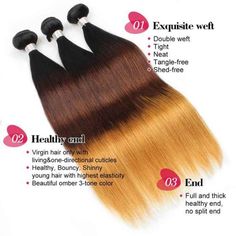 【Straight Hair】mink ombre  brazilian straight remy human hair cheap hair bundles     1b/4/27 dark ombre hair  colored hair extensions #ombrehair #hairbundles Straight Hair Weave, Dark Ombre Hair, Black Hair Ombre, Peruvian Hair Weave, Ombre Hairstyles, Best Ombre Hair, Dark Ombre