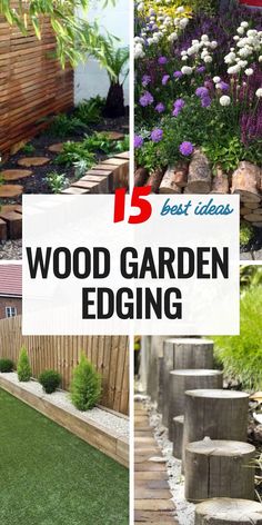 the best ideas for wood garden edging in this article is to make it easy and fun