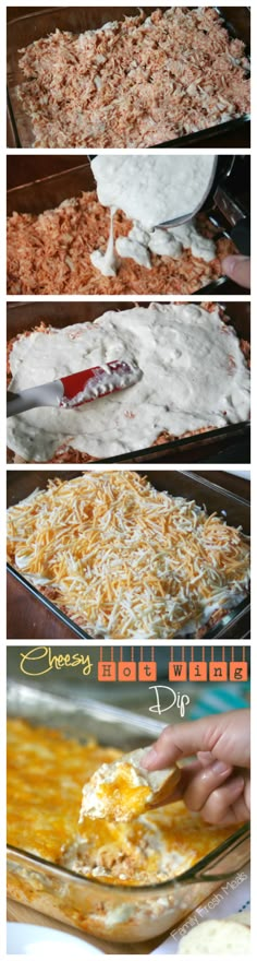 the steps to make an enchilada casserole with cheese and sour cream