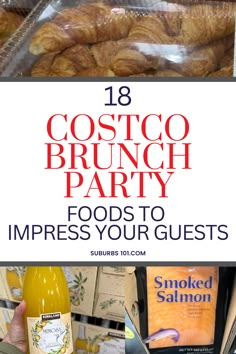 the costco brunch party is going on and it's great to be in