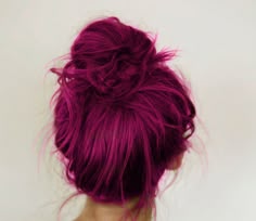 This color. Butter Blonde, Magenta Hair, Wine Hair, Hair Chalk, Hair Color Purple, Grunge Hair, Hair Envy