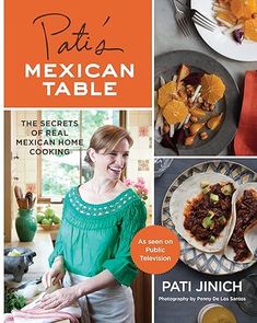 Pati's Mexican Table: The Secrets of Real Mexican Home Cooking Hardcover Adult Non-Fiction Happier Every Chapter Patis Mexican Table, Sandwich Cookies Filling, Mexican Meatballs, Mexican Tamales, Pati Jinich, Avocado Soup, Tamale Recipe, Homemade Mexican, Mexican Table