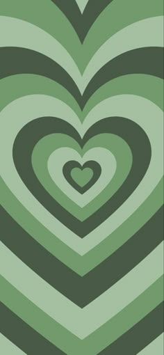 a green and black heart shaped background