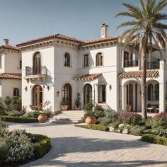 this is an artist's rendering of a luxury home in palm beach, florida