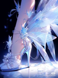 Holographic Dress, Vestidos Anime, Ice Dresses