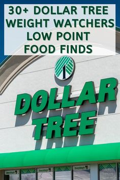 dollar tree sign on the front of a store