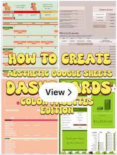 how to create google sheets dashboards and other web elements in one click screen view