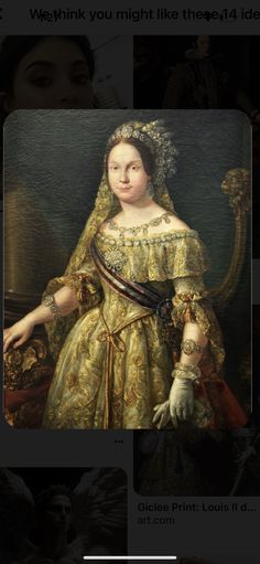 Spanish Costume, Queen Isabella, Spanish Royalty, European Dress, Isabel Ii, Philadelphia Museum Of Art, Fashion Portrait, King Queen, Wikimedia Commons