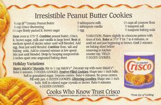 an advertisement for cookies with peanut butter in the middle and another cookie next to it