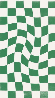 a green and white checkerboard pattern is shown in the middle of this image