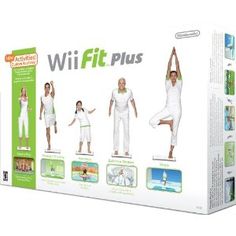 the wii fit plus is in its box