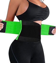 FOUMECH Women’s Waist Trainer Belt-Waist Cincher Trimmer-Slimming Body Shaper Belt-Sport Girdle Belt (Green, X-Large(35.4″-39.4″ Waist)) Post Pregnancy Body, Girdle Belt, Belly Wrap, Slim Shapewear, Tummy Slimmer