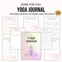 yoga journal with the words,'do for you yoga journal '