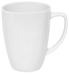 a white coffee cup on a white background