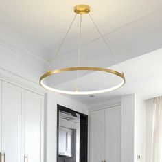 Sleek Gold Hoop Led Chandelier Pendant For Dining Room Light Flooring Living Room, Hoop Chandelier, Modern Canopy, Vanity Lamp, Outdoor Chandeliers, Metal Canopy, Hanging Chandelier, Contemporary Table Lamps, Contemporary Chandelier