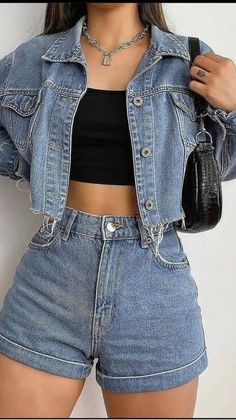 Denim Outfits, Teenage Fashion Outfits, Outfits Casual, Teen Fashion Outfits, Looks Vintage, Retro Outfits, Outfits Casuales, Cute Casual Outfits, Simple Outfits