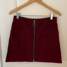 Size: Us6 Never Worn, New Without Tag Color: Dark Red. Great For Winter & Holiday Season Winter Holiday, Winter Holidays, Dark Red, Holiday Season, Topshop, Womens Skirt, Size 6, Skirt, Red