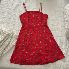 Super Pretty Altar’d State Red Floral Sundress. A-Line Style Sundress With Pretty Red, And Blue Floral Material. Would Love To Keep But Runs A Little Small In The Waist. Zip Up Back And Skinny Adjustable Straps. Brand New With Tags. Size Small. Red A-line Floral Dress For Summer, Casual Red A-line Mini Dress, Red Floral Sundress For Spring, Red A-line Mini Dress Lined, Red A-line Mini Dress With Lining, Red Floral Print Mini Dress For Casual Occasions, Red A-line Mini Dress For Spring, Red A-line Dress For Brunch, Red Mini Dress For Day Out