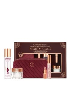 What It Is:Discover Charlotte's award-winning beauty secrets with this beauty gift set! It features some of her most iconic, award-winning makeup and skincare products that are loved by stars, plus a limited-edition velvet makeup bag!Set Includes:- Full-Size Charlotte's Magic Cream 1.6 oz.- Full-Size Matte Revolution Lipstick in Pillow Talk 0.12 oz.- Full-Size AIRbrush Flawless Setting Spray 3.3 oz.- Full-Size Pillow Talk Push Up Lashes! Mascara in Super Black 0.33 oz.- Limited-Edition Velvet Ma Tilbury Makeup, Beauty Gift Set, Velvet Makeup, The Office Wedding, Revolution Lipstick, Makeup Bag Set, Magic Cream, Makeup And Skincare Products, Charlotte Tilbury Makeup