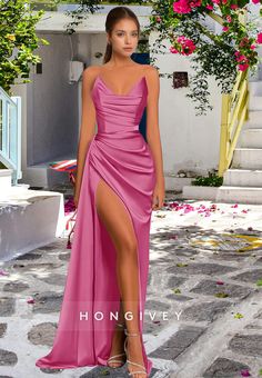 Elevate your evening look with the HONGIVEY V-Neck Strapless Ruched Evening Dress. This classic and simple formal party gown features a flattering V-neck and elegant ruching, perfect for any special occasion. Made with high-quality materials, it offers both style and comfort, making you the center of attention all night long. Outfits For Chubby Girls, Jeans And Tops, Short Curvy, Top Clothing Brands, Figure Fashion, Full Figure Fashion, Mother Wedding Dress, Prom Dresses Sleeveless, Lingerie Plus