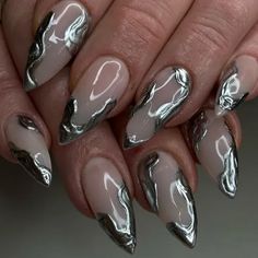 Top Stiletto Nails Designs, Ideas and Tips for 2023 #naildesignsjournal #nails #nailart #naildesigns #frenchnails #coffinnails #almondnails #ombrenails #gelnails #acrylicnails #nailpolish #nailideas #pointynails #stilettonails #stilettos Pointy Nail Designs Stilettos, Pointy Acrylic Nails, Pointy Nail Designs, Euphoria Nails, Checkered Nails, Sharp Nails