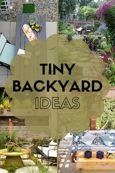 A tiny backyard can still be a lush oasis with a good design plan. From plants, to furniture, to pathways, steal some of these great ideas from real people's tiny backyards. Tiny Backyard Ideas, Tiny Backyard, Tiny Garden Ideas, Backyard Ideas For Small Yards, Small Yard Landscaping, Small Backyard Gardens, Garden Design Plans, Small Yard, Small Backyard Patio