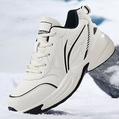 Category:Sneakers; Upper Materials:PU Leather; Gender:Men's; Toe Shape:Round Toe; Outsole Materials:Rubber; Details:Fleece lined; Closure Type:Lace-up; Function:Comfortable,Slip Resistant; Listing Date:10/09/2024; 2024 Trends:Winter Shoes Winter Sports Boots With Reinforced Toe, Synthetic Winter Sports Boots, Mens Snow Boots Stylish, Men’s Snow Boots, Winter Sneakers, Winter Snow Boots, Sneakers Online, Running Sneakers, Winter Shoes