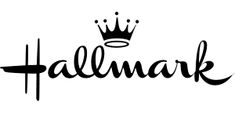 the word halmark with a crown on it