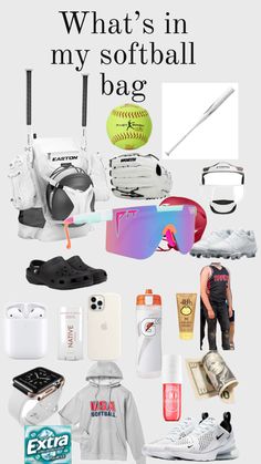 what's in my softball bag