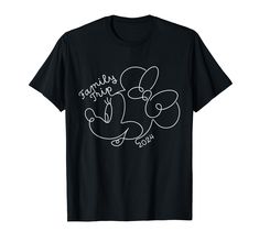 PRICES MAY VARY. Official Disney Merchandise Disney Family Trip T Shirts for Boys, Girls, Men, Women; Men’s Disney Family Trip T Shirts; Women’s Disney Family Trip T Shirts; Kids’ Disney Family Trip Tee Shirts; Disney Family Trip Hoodies; Disney Family Vacation; Disney Family Trip; Minnie Mouse; 2024 Lightweight, Classic fit, Double-needle sleeve and bottom hem Mouse Line Drawing, Line Drawing Family, Disney Family Trip, Drawing Family, Family Disney Trip, Disney Family Vacation, Travel Tees, Shirts For Boys, T Shirts Women