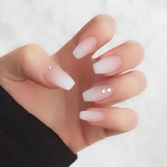 click through the post and you may get ombre nail arts that you will love Nail Salon Design, Nail Art Ombre, Trendy Nail, Trendy Nail Design, Coffin Nails Designs, Bling Nails, Gel Nail Art