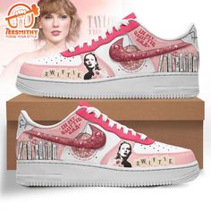 Taylor Swift In My Swiftie Era Air Force 1 Sneaker Step into the ultimate footwear for any true Swiftie! These Air Force 1s are not just shoes; they’re a statement of your love for Taylor and her music. With their sleek white design and embroidered “In My Swiftie Era” text, you’ll be the envy of all your friends. Plus, they’re so comfy, you’ll want to wear them to every concert, dance party, or just around town showing your Swift pride. Get Your Pair Today! Do Taylor Swift Air Force 1, Lover Accessories Taylor Swift, Taylor Swift Cruise, Taylor Swift Things To Buy, Taylor Swift Stanley, Taylor Swift Concert Ideas, Taylor Swift Sneakers, Taylor Swift Converse, Shoes Taylor Swift