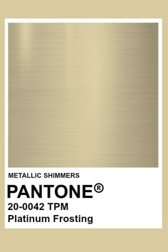 a metal sheet with the words pantonee on it in black and white lettering