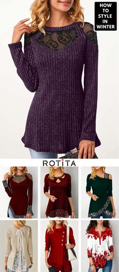 Free Shipping & Easy Return.Big Sale For New Year 2020:$8 Off $69,Code：NY8,$19 Off $99,Code：NY19,20% OFF $150,Code：NY20.#rotita#winterfashion#blouse#winteroutfits Christmas Day Outfits, Christmas Outfits Ideas, Outfits Wardrobe, Comfy Spring Outfits, Stylish Tops For Women, Christmas Day Outfit, Womens Trendy Tops, Trendy Tops For Women, Trendy Fashion Tops