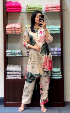 #fashion #fashionable Co Ords Outfits Indian, Pink Salwar Kameez, Indian Suits For Women, Co Ords Outfits, Stylish Short Dresses, Punjabi Salwar Suits, Comfortable Pants, Designer Dresses Casual