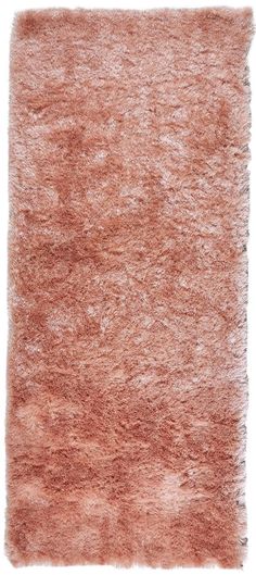 Freya Hand Tufted Salmon Pink Rug by BD Fine Flatshot Image 1 Modern Rug Runner, Modern Runner, Fur Decor, Shaped Rug, Wallpaper Furniture, Animal Fur, Picture Frame Shop, Damask Print, Polyester Rugs