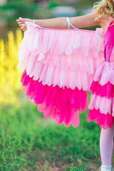 Wings are the perfect addition to her Halloween costume or dress-up play Ultra soft material for comfort & ease Pairs perfectly with our Pink Flamingo Costume "XXS-12-18 Months" fits XXS-S, "Medium-4T" fits M-2XL, "3XL-8/9 Years" fits 3XL-5XL Add the perfect finishing touch to her trick-or-treating look with these Pink Flamingo Wings. These wings feature a ruffled faux feather design with elastic straps at the wrists & shoulders. Pair them with our Pink Flamingo Costume, or add them to her playt Infant Flamingo Costume, Flamingo Dress Kids Birthday, Woman Flamingo Costume, Cute Girls Halloween Costumes, Flamingo Costume Kids, Flamingo Costume Diy, Diy Flamingo Costume, Pink Flamingo Costume