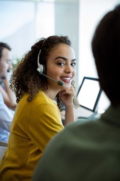 Call Centre with customer support agents at their desks, representing the core of customer support operations. Cross Selling, Montego Bay Jamaica, Montego Bay, Happy Customer