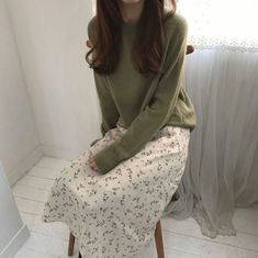 Korean Girl Fashion, Modest Fashion Outfits, Korean Outfits, Aesthetic Outfits, Modest Outfits, Smart Casual, Look Fashion, Modest Fashion, Classy Outfits